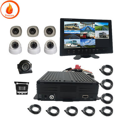 Sistema de monitoramento de câmera de veículo personalizado HDMI 4 Way Car Video Recorder