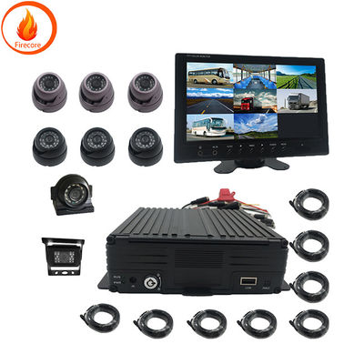 Sistema de monitoramento de câmera de veículo personalizado HDMI 4 Way Car Video Recorder