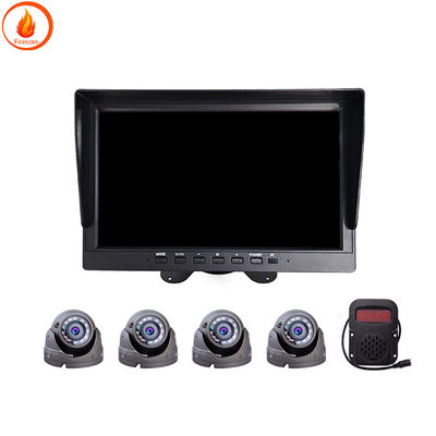Câmaras de monitoramento de caminhões de 12 V Sistema de monitoramento de vídeo de veículos AHD de 7 polegadas