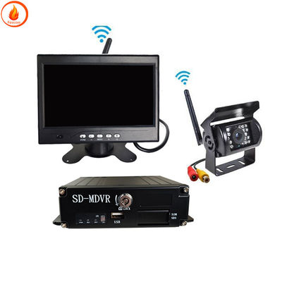 24V veículo 4G WIFI monitoramento de câmera de visão noturna 7 polegadas