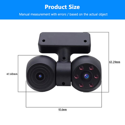 Desenho patenteado HP 1080P Mini Dash Cam Dupla Câmera Escondida Para Car Fisheye