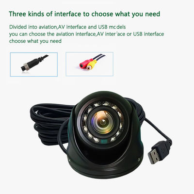 Top Starlight Night Vision AHD Car Camera com ângulo de visão de 170 graus