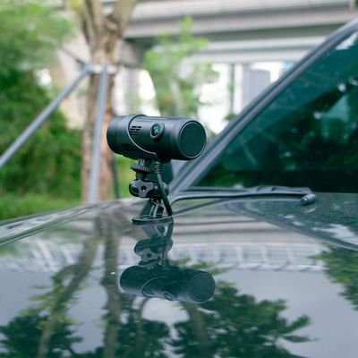 2MP 4G WIFI Remote Monitor Mini Dual Dashboard Camera DVR para motocicleta com GPS ADAS DMS BSD