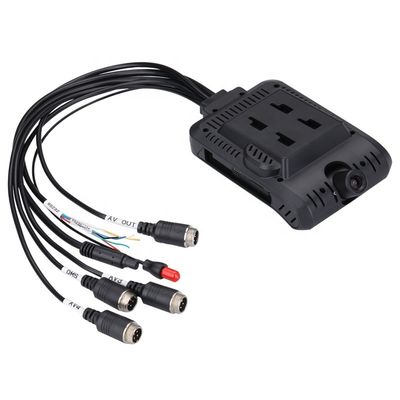 4CH CCTV AI GPS Dash Cam Sistema de câmera DVR móvel para ônibus de táxi 512G TF Card ADAS DSM 4G GPS