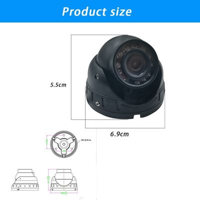 Universal 2MP AHD1080P Câmera de 360 graus Sistema de câmera de ônibus Vigilância 12V Visão noturna Impermeável