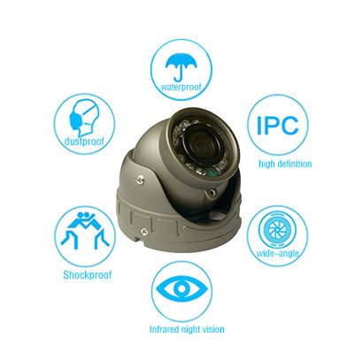 Universal 2MP AHD1080P Câmera de 360 graus Sistema de câmera de ônibus Vigilância 12V Visão noturna Impermeável