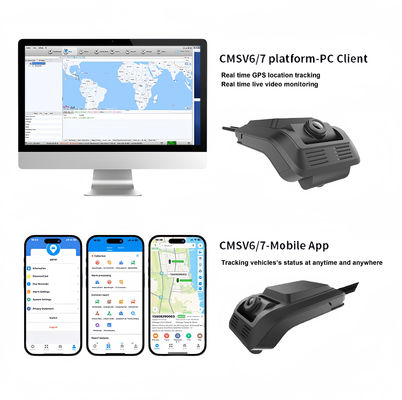 FIRECORE HX-880 4G Ai Car Camera Adas Dms Cmsv6 Gps Car Dvr Dual Lens Smart Dashcam